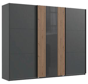 Premium Living Omara Z Drsnimi Vrati Atlanta, Barva Grafita
