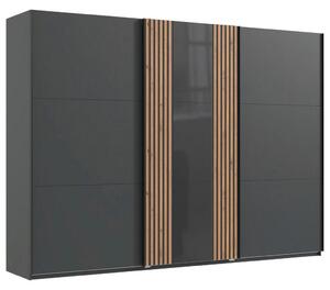 Premium Living Omara Z Drsnimi Vrati Atlanta, Barva Grafita