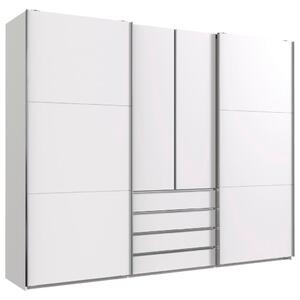 Premium Living Omara Z Drsnimi Vrati Magic, Bela