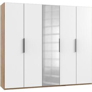MID.YOU Omara S Klasičnimi Vrati Level 36 A, Bela, Barva Hrasta