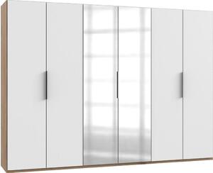 MID.YOU Omara S Klasičnimi Vrati Level 36 A, Bela, Barva Hrasta