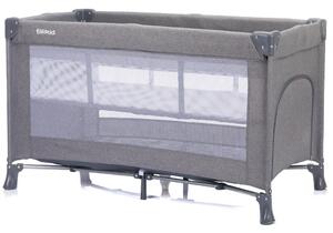 PRENOSNA POSTELJICA 125/65/76 cm siva