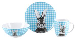 SERVIS ZA ZAJTRK Happy Bunny