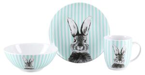 SERVIS ZA ZAJTRK Happy Bunny