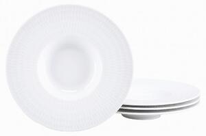 GURMANSKI KROŽNIK Show Time Stripes Weiss 27/4 cm