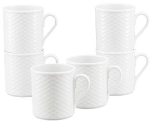 SET SKODELIC ZA KAVO Polo weiss 6-delni 250 ml