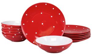 JEDILNI SERVIS Polka Dots bunt