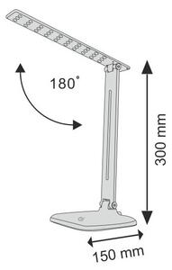 LED Zatemnitvena namizna svetilka na dotik JOWI LED/8W/230V črna