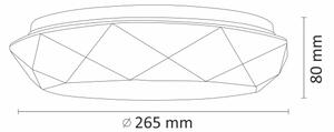 LED Kopalniška stropna svetilka GALAXY LED/12W/230V IP44