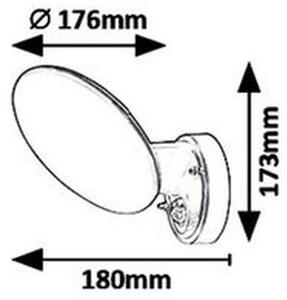 ZUNANJA STENSKA SVETILKA Varna 18 cm