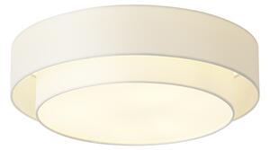 Moderna stropna svetilka bela 50cm 3-luči - Drum Duo
