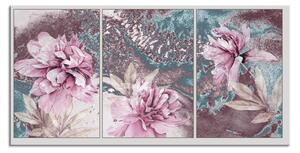 Stenska dekoracija Trittico Di Fiori