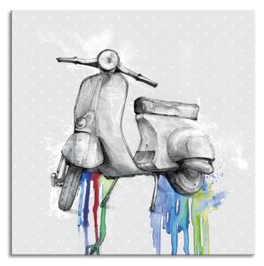 Stenska dekoracija Vespa 50
