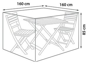 Sunfun Zaščitno pokrivalo za balkonsko pohištvo (Do x Š x V: 160 x 160 x 85 cm)
