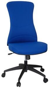 VRTLJIVI STOL tekstil modra, črna