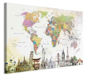 Artgeist Slika Na Platnu Wonders Of The World