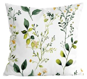 Prevleka za blazino iz mikrovlaken FLORAMA 45x45 cm, bela
