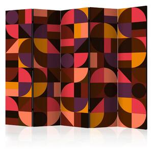 Artgeist Paravan Geometric Mosaic I, 5-Delni, Dvostranski