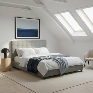 Bessagi Home Oblazinjena Postelja Frederico, 180x200, Siva
