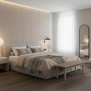 Bessagi Home Oblazinjena Postelja Serena, 180x200, Siva