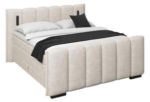 Luca Bessoni Postelja Boxspring Elysia, Bež, 200x220
