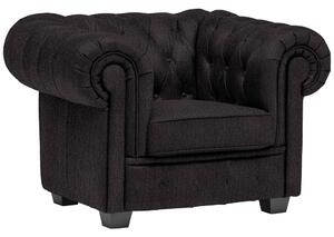 CHESTERFIELD FOTELJ, antracit tekstil