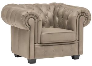 CHESTERFIELD FOTELJ, bež tekstil