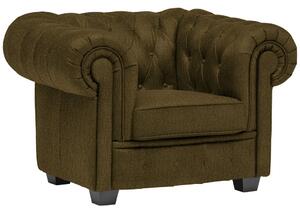 CHESTERFIELD FOTELJ, kaki tekstil