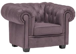 CHESTERFIELD FOTELJ, sivovijolična tekstil