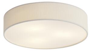 Moderna stropna svetilka bela z žametnim senčilom 46cm 3-luči - Luz