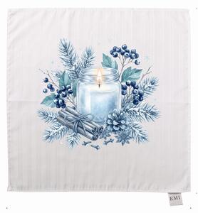 Damast prt Winter Blueberry 40x40 cm EMI