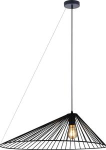 Lestenec na vrvici AURORA 1xE27/20W/230V pr. 60 cm črna