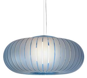 Kartell viseča svetilka Teresa Frozen, nebesno modra, Ø 50 cm, E27, Modra, Dnevna soba / jedilnica, Plastika, Dizajn