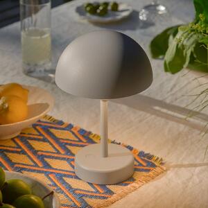 Nordlux LED namizna svetilka na baterije Ellen To-Go, siva, aluminij, zatemnjen, Siva, Dnevna soba / jedilnica, Aluminij, Skandinavski