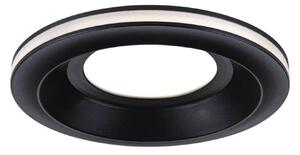 Paulmann LED vgradna svetilka Sormus, črna, Ø 10 cm, IP65, komplet 3 kosov, Črna, Kopalnica, Plastika, Sodobni, Vgreznjeni strop
