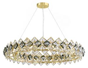 Kristalna viseča svetilka SWE094-CP 60cm Gold