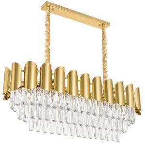 Kristalna viseča svetilka SWE101-CP GOLD