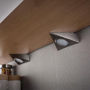 Paulmann LED-svetilka za spodnji del omarice, trikotna, železna, s senzorjem,, Kovinska, Kuhinja, Kovina, Sodobni