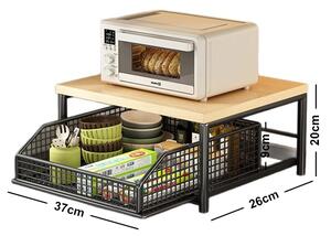Woodydraw™ Organizator Za Kuhinjski Pult S Predalom