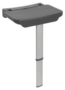 Wenko Secura Premium Zložljivi stol (Do x Š x V: 30 x 37 x 37 cm, Nosilnost: 120 kg, Antracit)