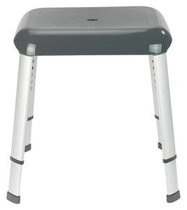 Wenko Secura Premium Kopalniški stol (Nastavitev višine: 42 cm - 52 cm, Nosilnost: 130 kg, Antracit)