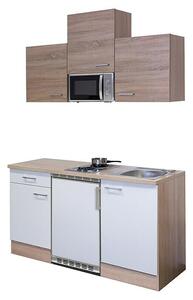 Flex-Well Kuhinjski komplet Samoa (Širina: 150 cm, Bela, Z električnimi napravami)