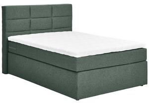 POSTELJA BOXSPRING 100 cm x 200 cm , tekstil temno zelena