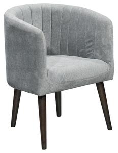 KOKTAJL FOTELJ, temno siva tekstil