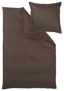 POSTELJNINA Livorno 140/200 cm damast rjava