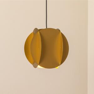 Opviq Obesna svetilka Corner, zlata barva, 25 x cm, kovina, E27, zatemnjen, Zlata / medeninasta, Dnevna soba / jedilnica, Kovina, Sodobni