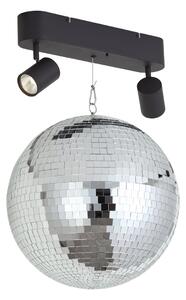 Retro viseča svetilka Disko krogla z 2 lučmi, vključno z LED in daljinskim upravljalnikom - Discoball