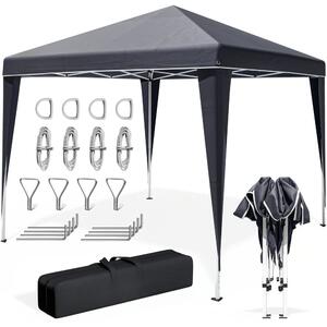Paviljon za zabave CAPRI, 3x3 m, antracit Casaria