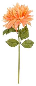 Edelmann Umetna roža Dalija (61 cm, Oranžna, Plastika)