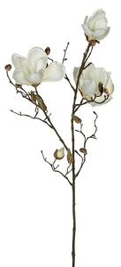 Umetna roža Magnolija (Višina: 88 cm, Bela, Plastika)